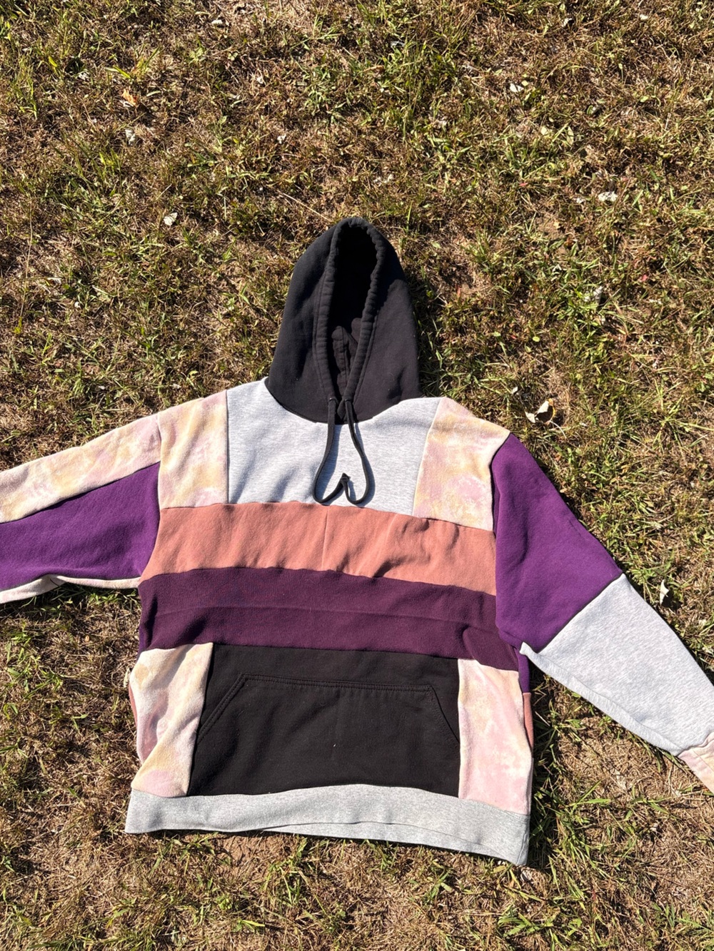 Upcycled Sublime patchwork hoodie - Picture 8 of 10